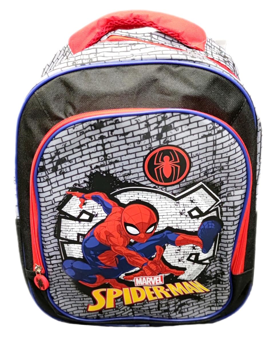 Spiderman Rucksack Kinder schwarz-rot